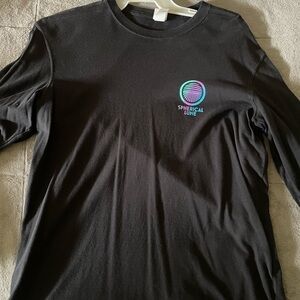 Spherical Lune Black Long Sleeve Shirt